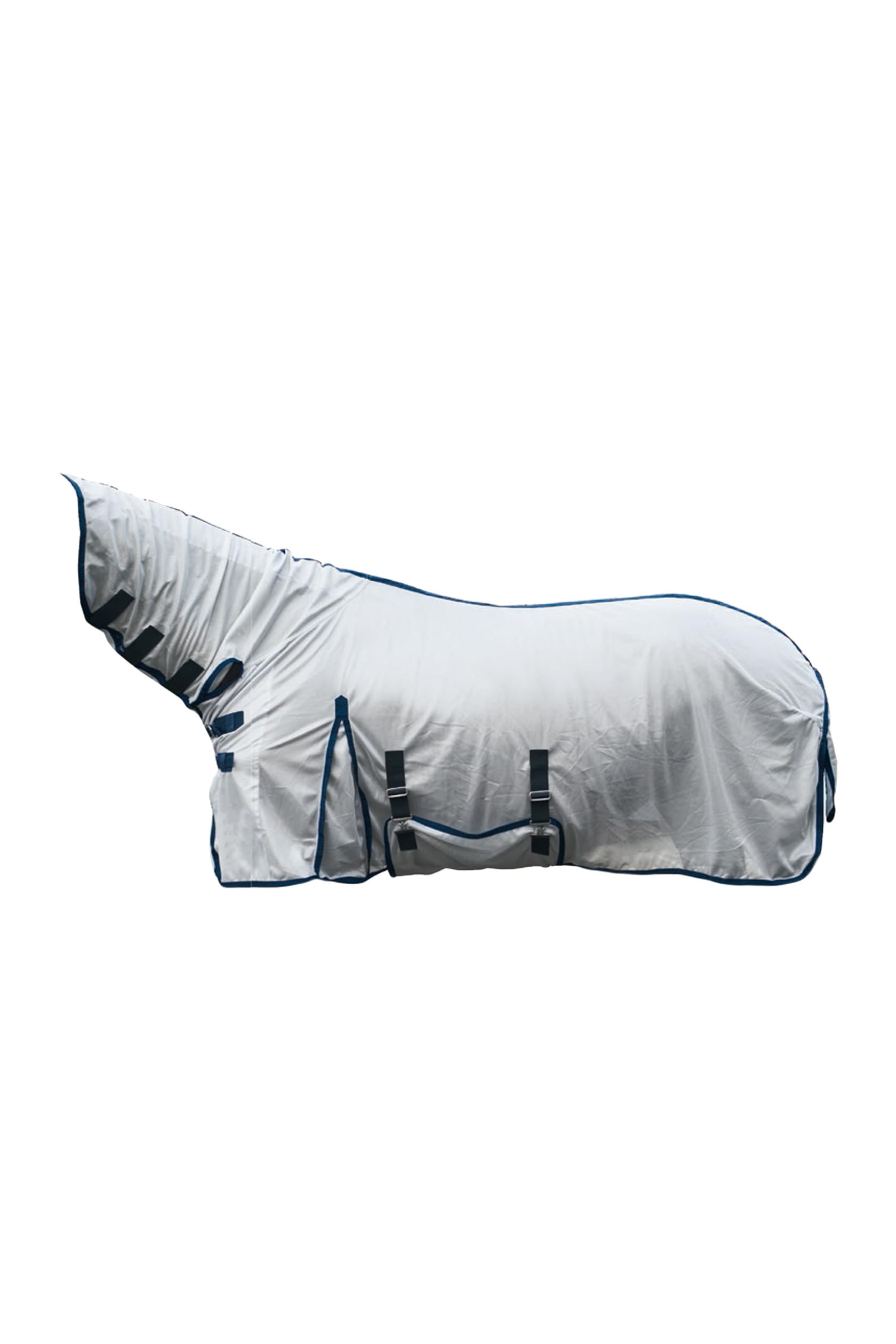 Coperta Antimosche Per Cavalli HKM Lyon - Con Collo Regolabile E Protezione Ventrale