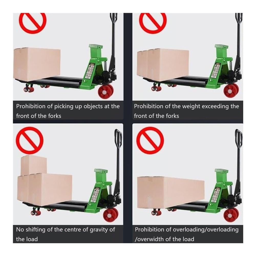 Wózek paletowy Hydrauliczny ręczny wózek paletowy z wagą do transportu ładunków(S)