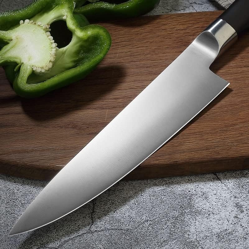 Meat Cleaver Knife, 7.5INCH Professional Japanese Kitchen Chef Knife 5Cr15Mov Stainless Steel Meat Fish Fruit Vegetables Slicer Butcher Cleaver Knife