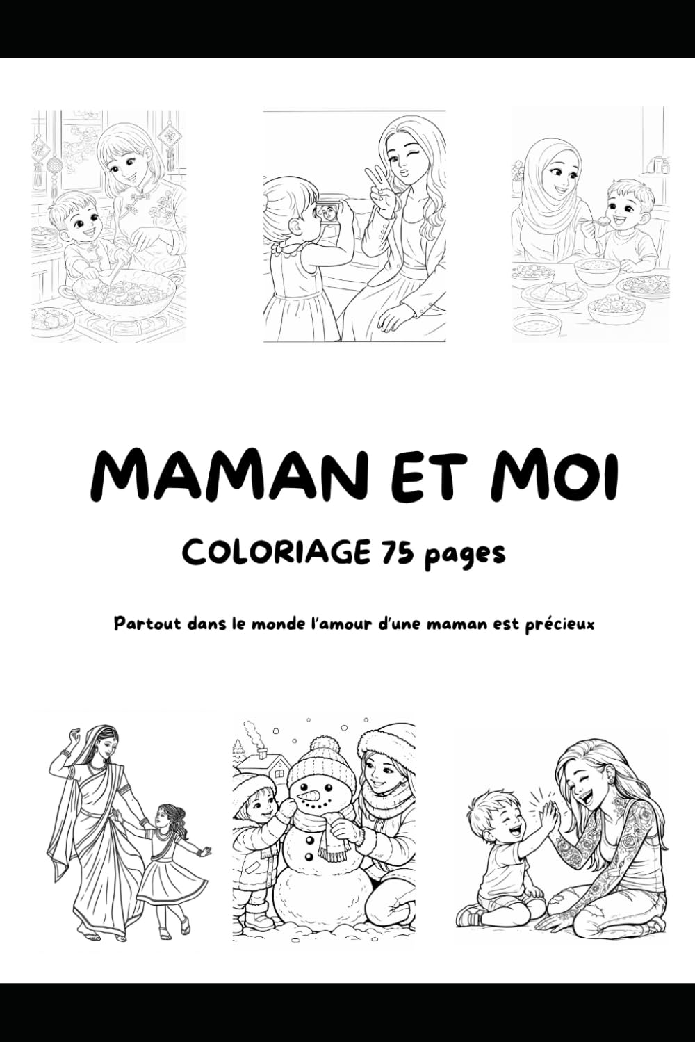 Coloriage MAMAN & MOI: Pour petit