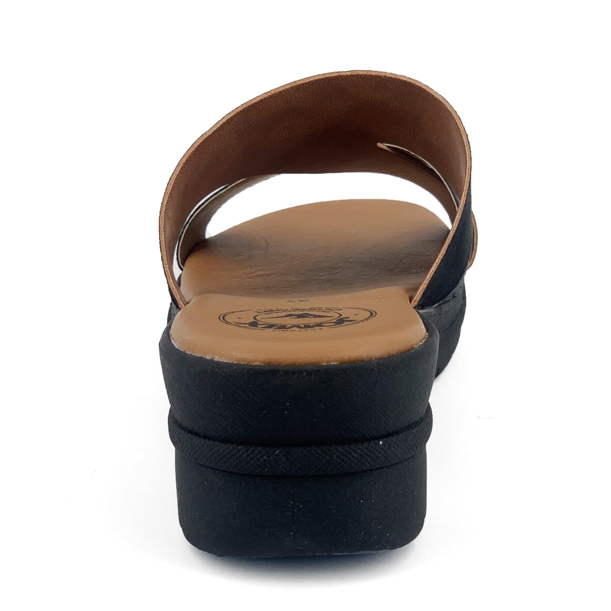 JOMIX Ciabatte Donna Estive con Zeppa a Fasce Incrociate,Eleganti Sandali Leggeri con Plantare Ammortizzato,Suola Antiscivolo Traspiranti per Casa Mare Spiaggia e Tempo Libero,Made in Italy