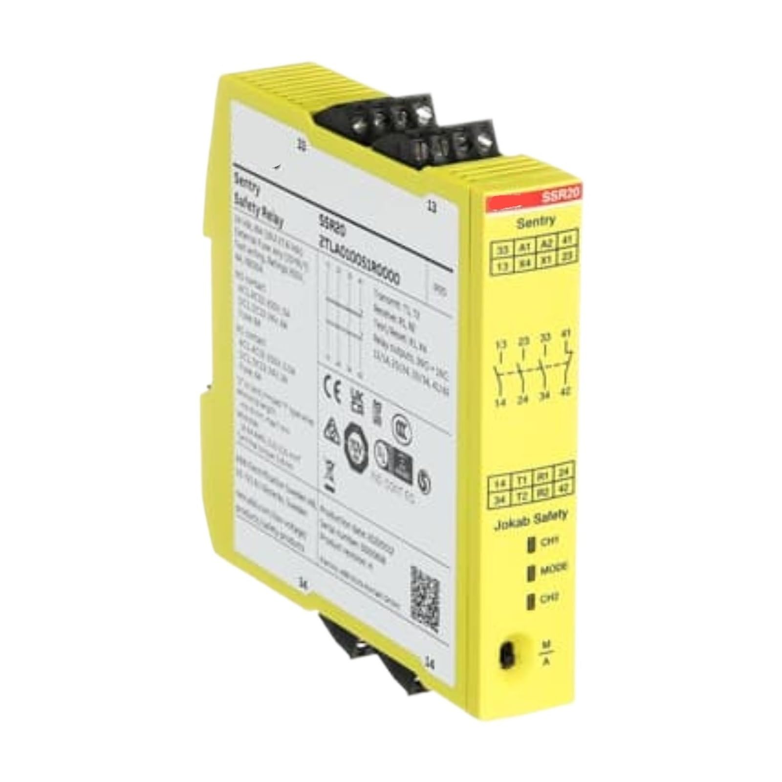 Relais JSBR4 24VDC 2TLA010002R0000 SSR20 bloc de sécurité pour automatisme