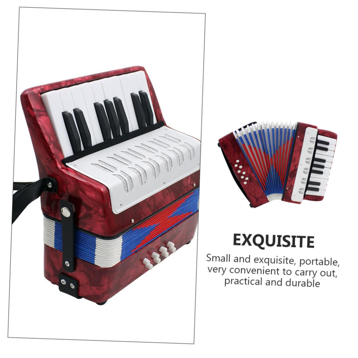 Amazon | SUPVOX 1 アコーディオン コンサーティーナ キッズ