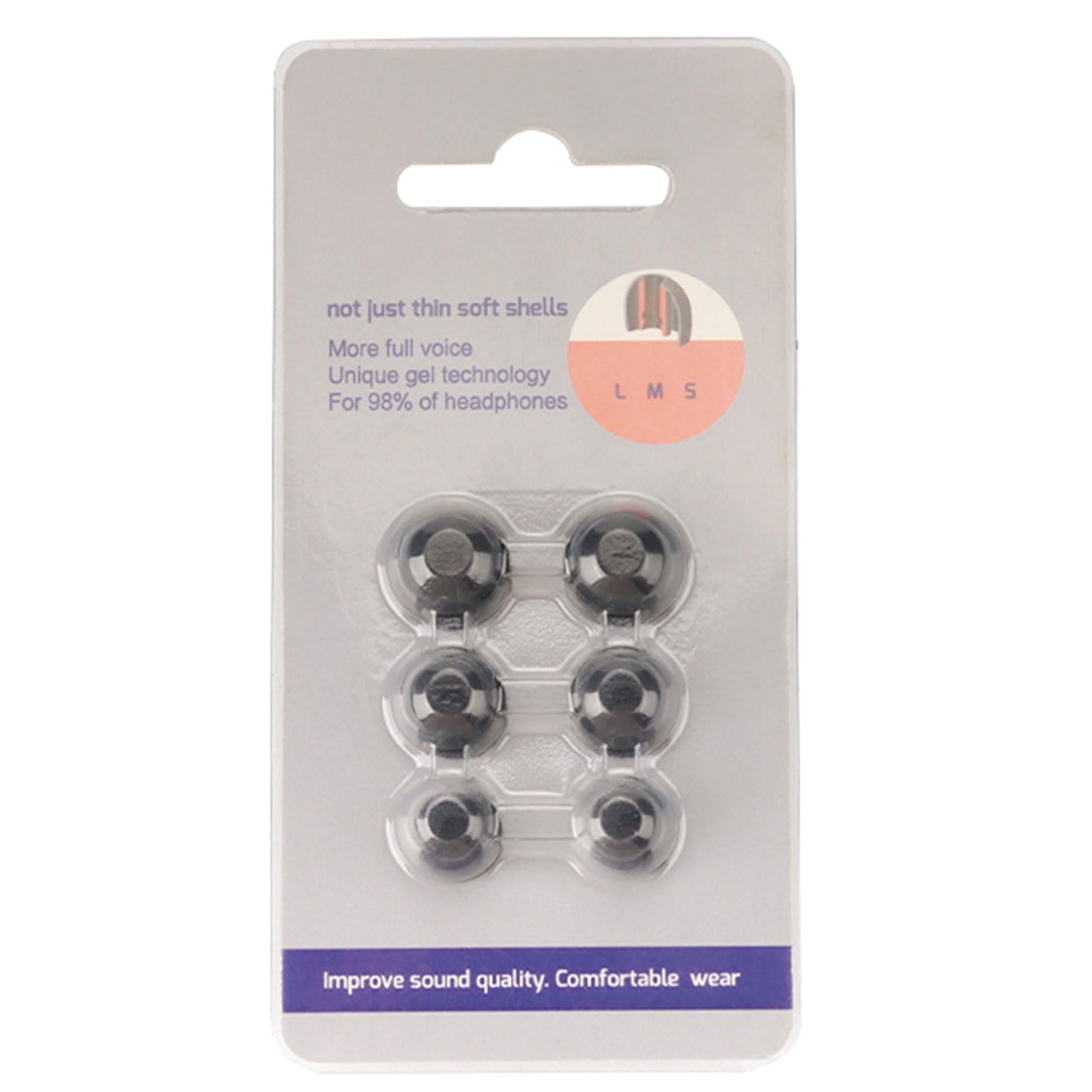 LUOFENG Silicone Earbud Tip Plug Protective Cushion Comfortable for Liberty 5 Earphone Noise Isolation Prolonged Use Durability