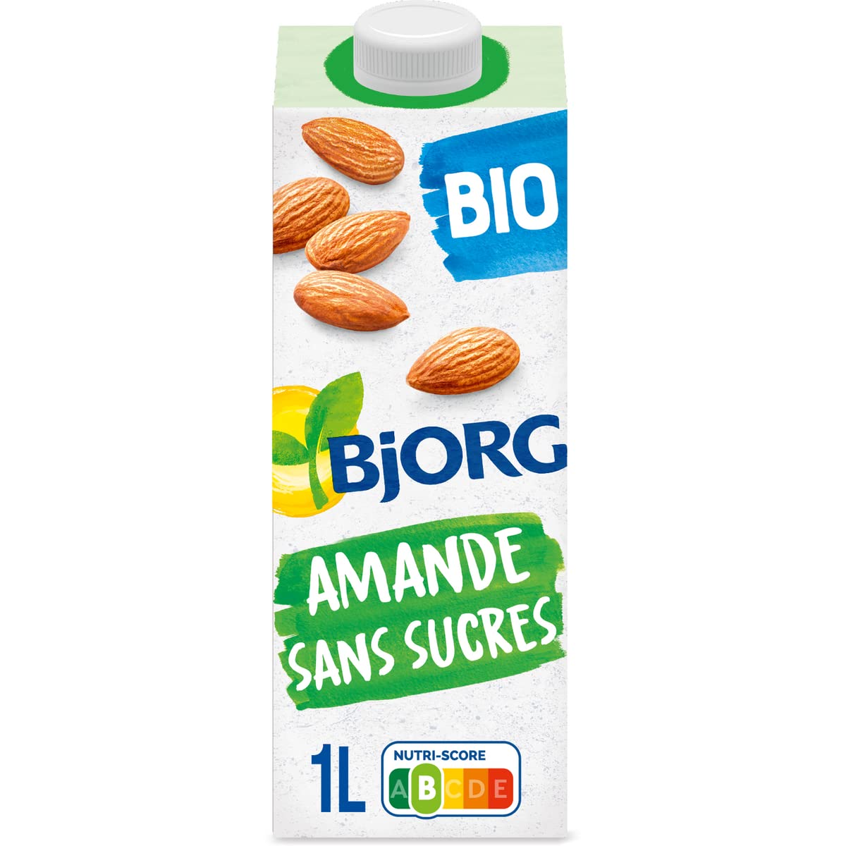Lot de 6 unités *** BJORG Lait d'amande calcium bio sans sucres 1l*** soit un format carton de 6 unités ***