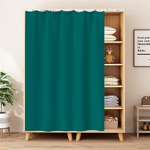 Vista 16 de SK Studio Cortinas de gabinete para estantes, cortina de privacidad para armario, cortinas de ventana a prueba de polvo para cocina, almacenamiento