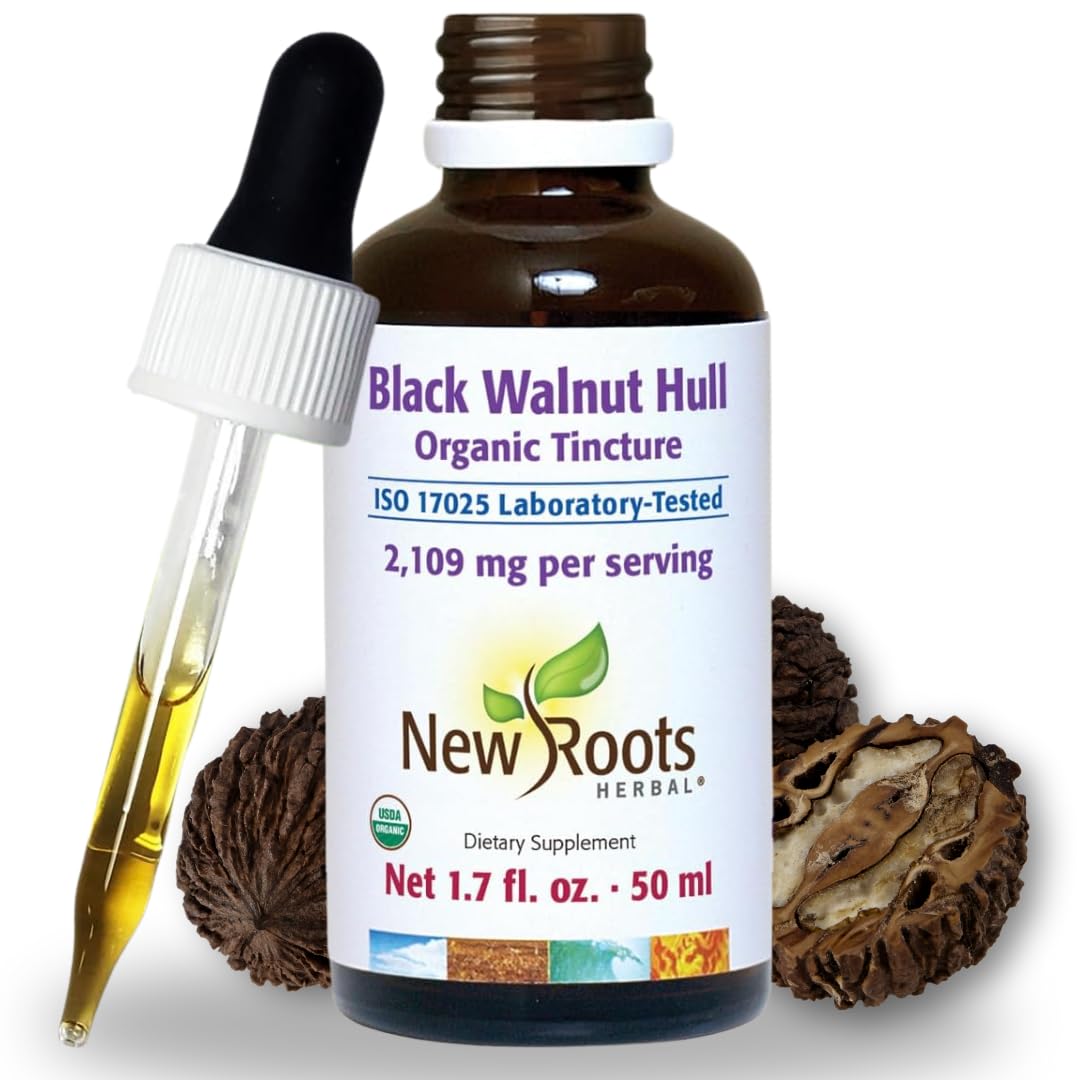 Amazon.com: Wild Black Walnut Hull Tincture | Organic Liquid Drops