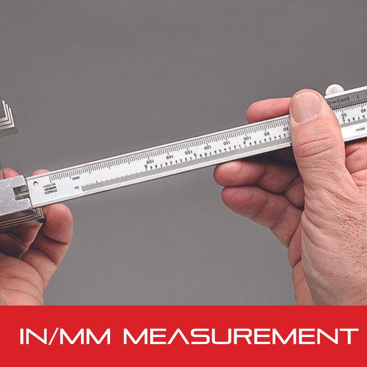 Starrett 123Z-6 W/SLC Vernier Caliper, Steel, Nib Style Jaw, 0-6" Range, +/-0.0005" Accuracy, 0.001" Resolution