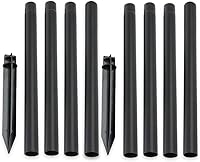 Vista 7 de ZOOHAR Kit de extensión de poste de luz para exteriores, poste de mejora de altura de luz solar de acero inoxidable de 55 pulgadas/4.6 pies