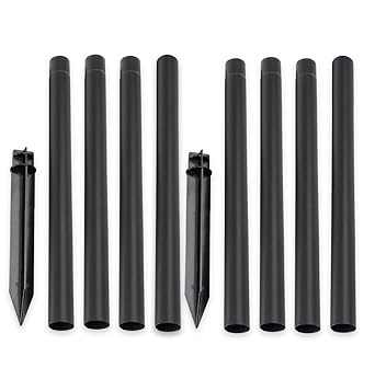 Solar Lights Outdoor Torch Light Pole Accessory Set-Solar Lawn Light Increased Accessory-3 Light Pole + 1 Light Foot