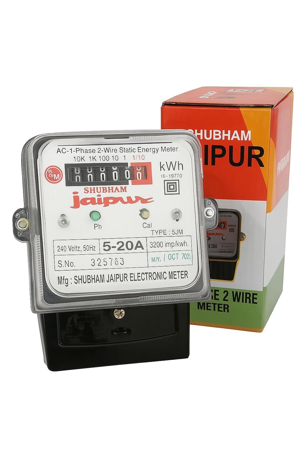 Power India Meters Sub Meter - Power India Meters SF-EC1 Single Phase Electronic Watt-Hour Meter-picture-19