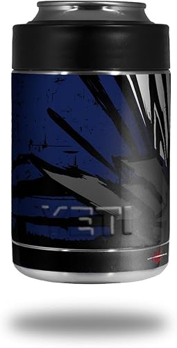 Baja 0040Etiqueta autoadhesiva estilo piel envolver Fits Yeti Rambler colster y rtic puede (Cooler no incluidas), color azul