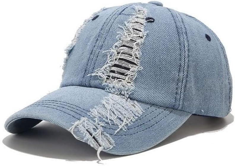 Denim Cap Outdoor Leisure Visor Hat Trend Hole Baseball Caps Hip Hop Sport Hats