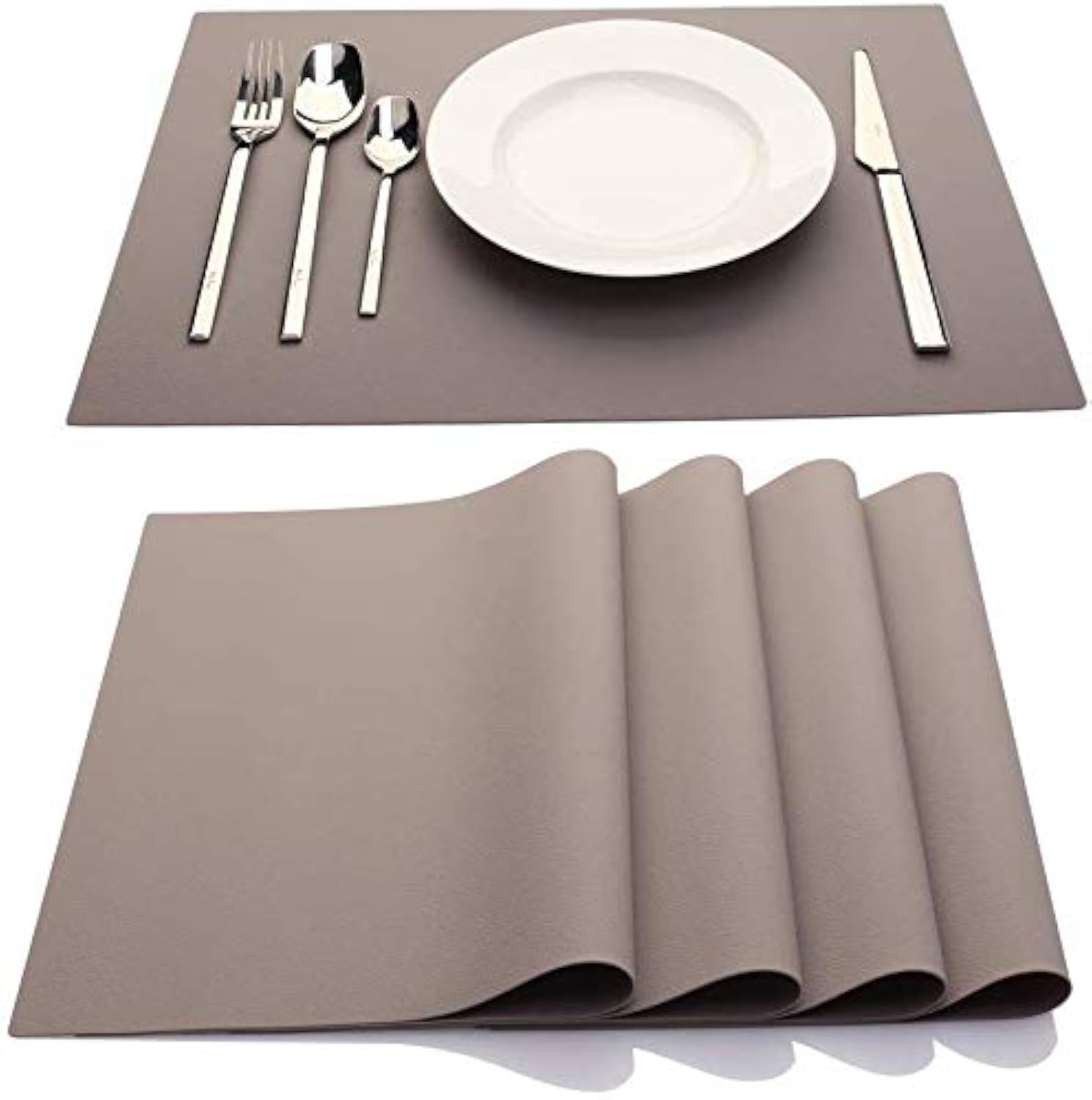 IYYI Silikon Tischsets – 4er Set, 45x32 Cm, Blau, Hitzebeständig & Spülmaschinenfest