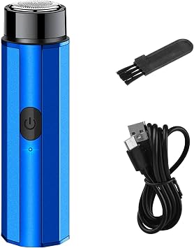 Mini Shaver Portable Electric Shaver - Washable Mens Electric Razor - Mobile Pocket Size Foil Shaver