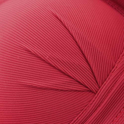 Women's Front Closure Bras No Underwire Push Up Bra One-Piece T-Shirt Bra Everyday Underwear Red #TOP7