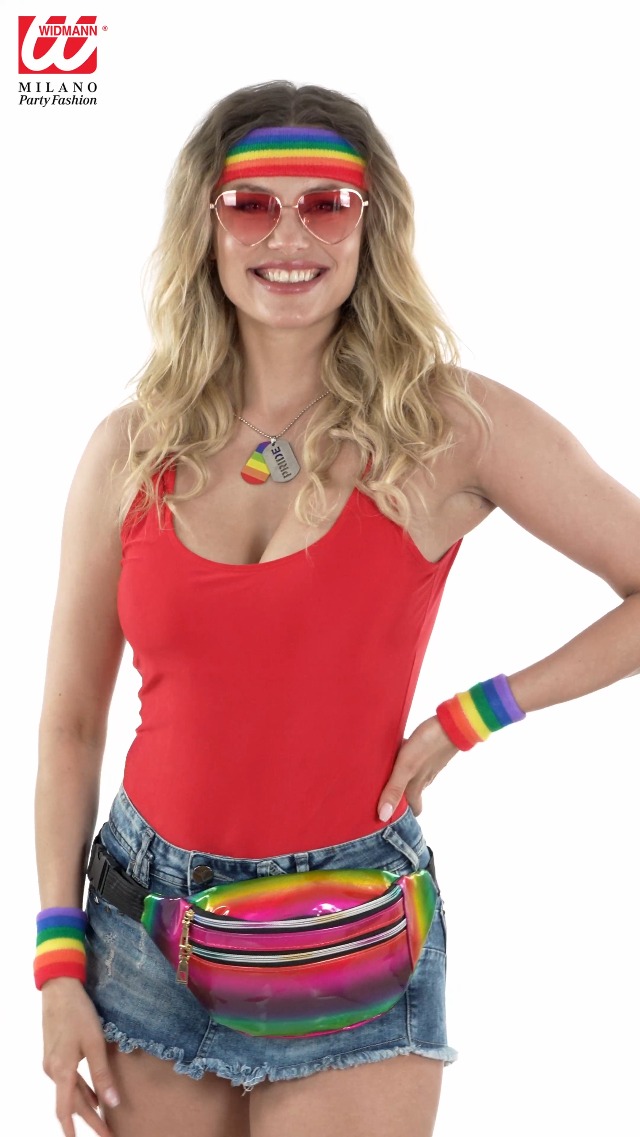 Pantalon De Strip-teaseur Avec Velcro - WIDMANN MILANO | Noir | 100% Polyester | Pour Enterrement De Vie De Jeune Fille, Spectacle, Déguisement