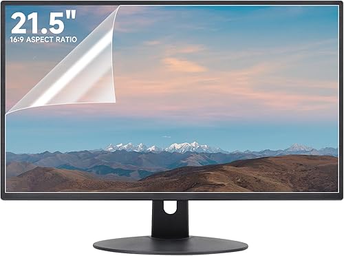 Paquete de 2 protectores de pantalla antideslumbrantes de 21.5 pulgadas, protección ocular, antiarañazos, mate, para 21.5 pulgadas con relación de