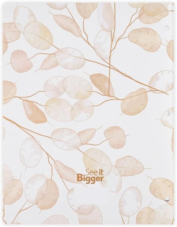 PlanAhead Home/Office 2-Year Monthly Planner, April 2026 March 2028, 8.5 x 11 Inches and Customized Color Pen (Flowers)