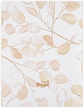 PlanAhead Home/Office 2-Year Monthly Planner, April 2026 March 2028, 8.5 x 11 Inches and Customized Color Pen (Flowers)