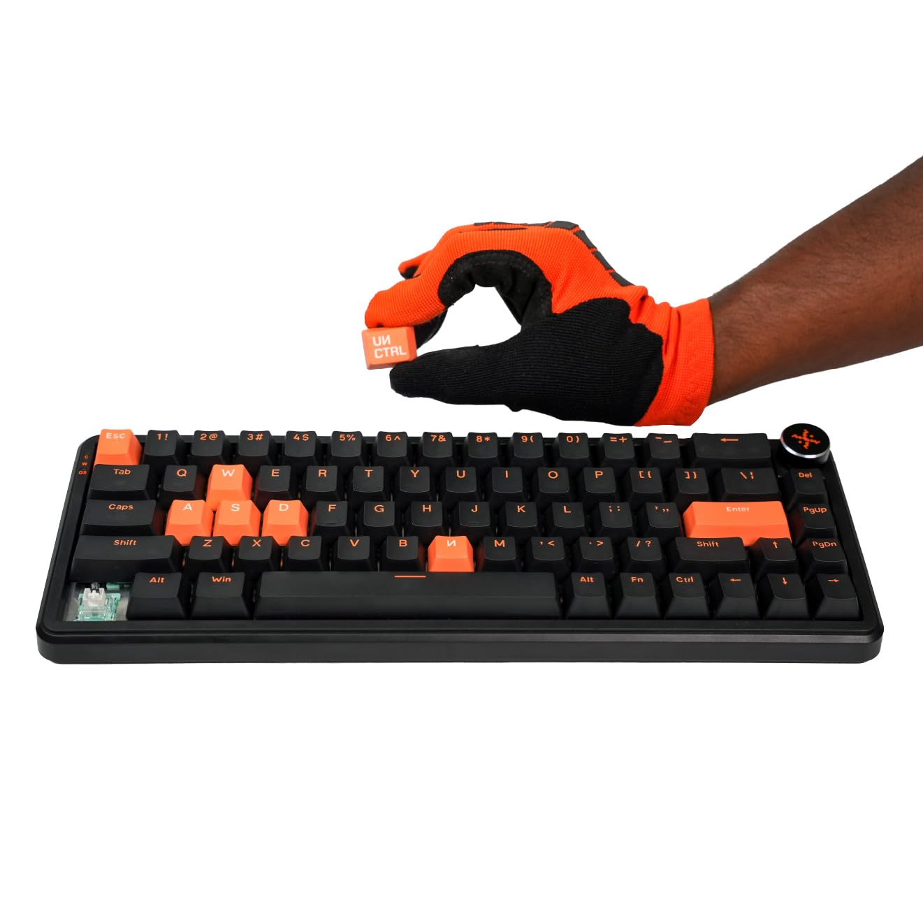 UNCTRL Rage Wired Magnetic Keyboard | 8KHz Rapid Trigger 0.01 mm RT Accuracy | Hall Effect Switches | Snap Tap, SOCD | Volume Knob | Hot-Swap | RGB | Anti-ghosting | PBT Keycaps for Mac/Win-image-25