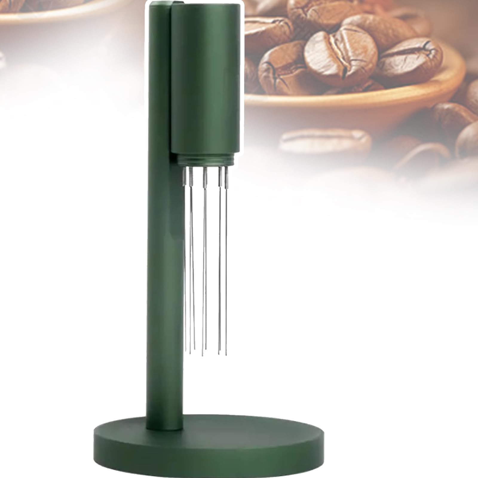 VILA SMO Small Coffee Powder Needle, Coffee Stirrer Needle Espresso, Wdt 8 Needles Stirrer, With All-aluminum Bracket, Magnetically Attached, For Cafes Home