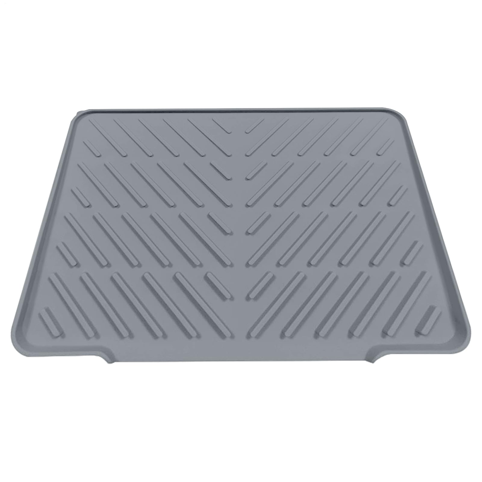 Alfombra de silicona escurridora antiderrames para un secado de vajilla rápido e higiénico