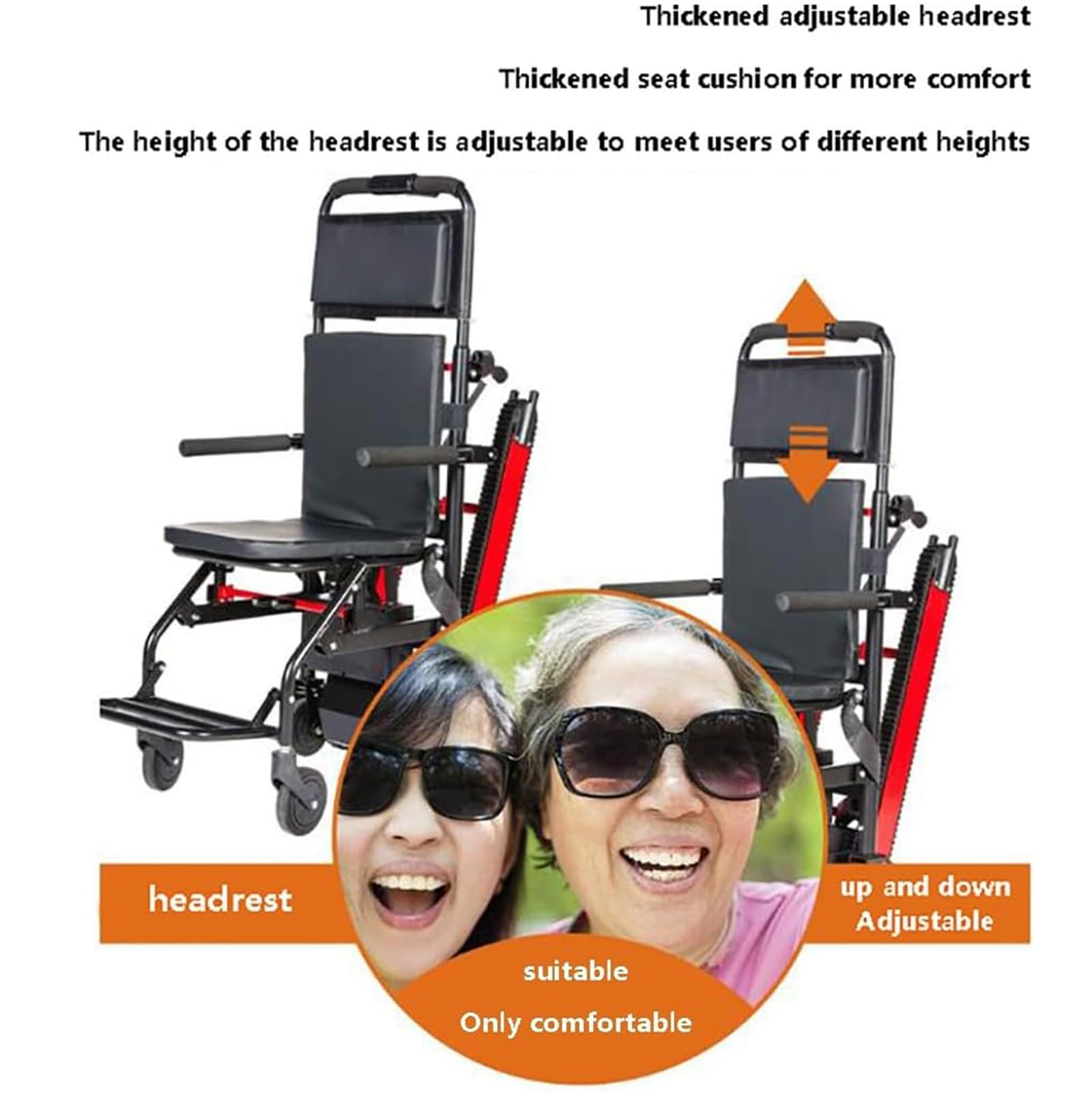 Montascale Elettrici Assistenza alla Deambulazione Saliscale su Sedia A Rotelle può Salire E Scendere per Le Scale per Anziani Disabili Montascale Cingolato