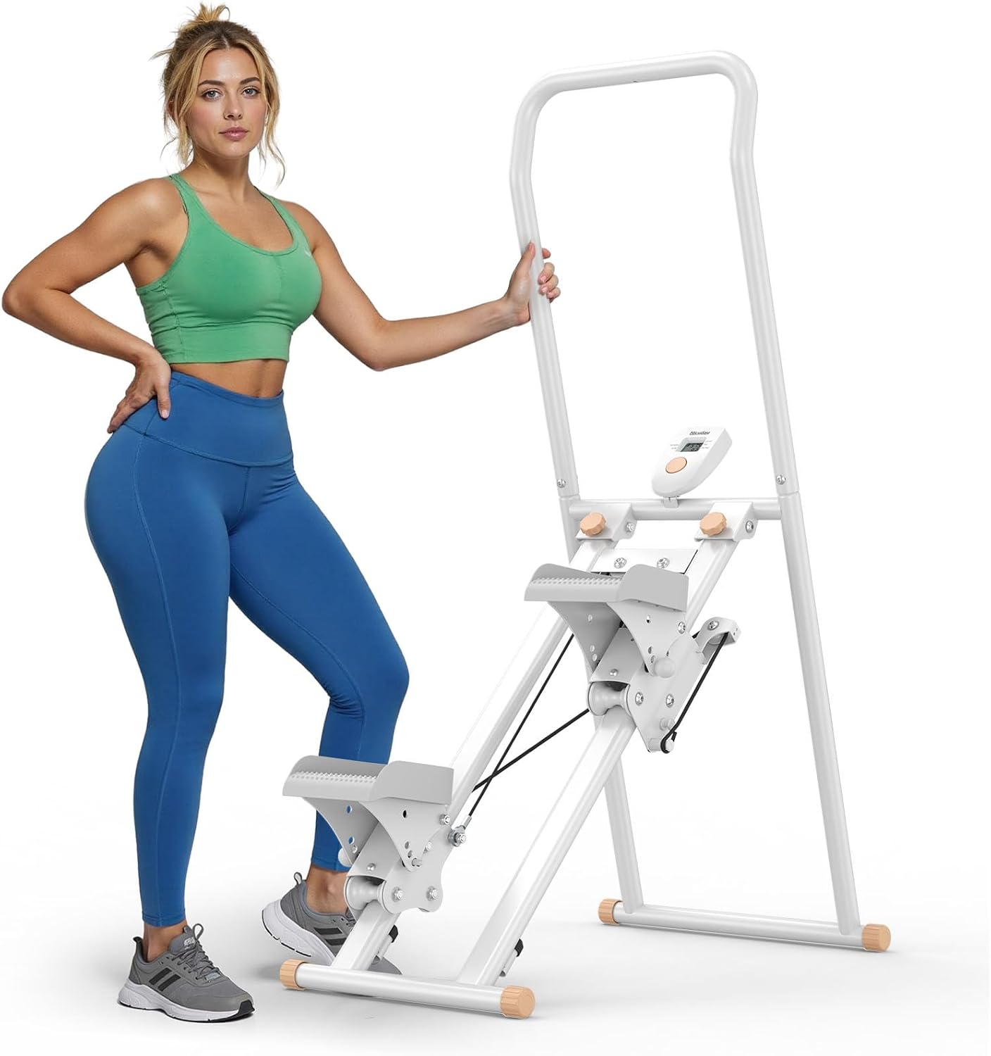 Niceday Steppers for Exercise at Home, Stair Stepper with Handlebar, Stair Climber, Stair Master with 300LBS Loading Capacity