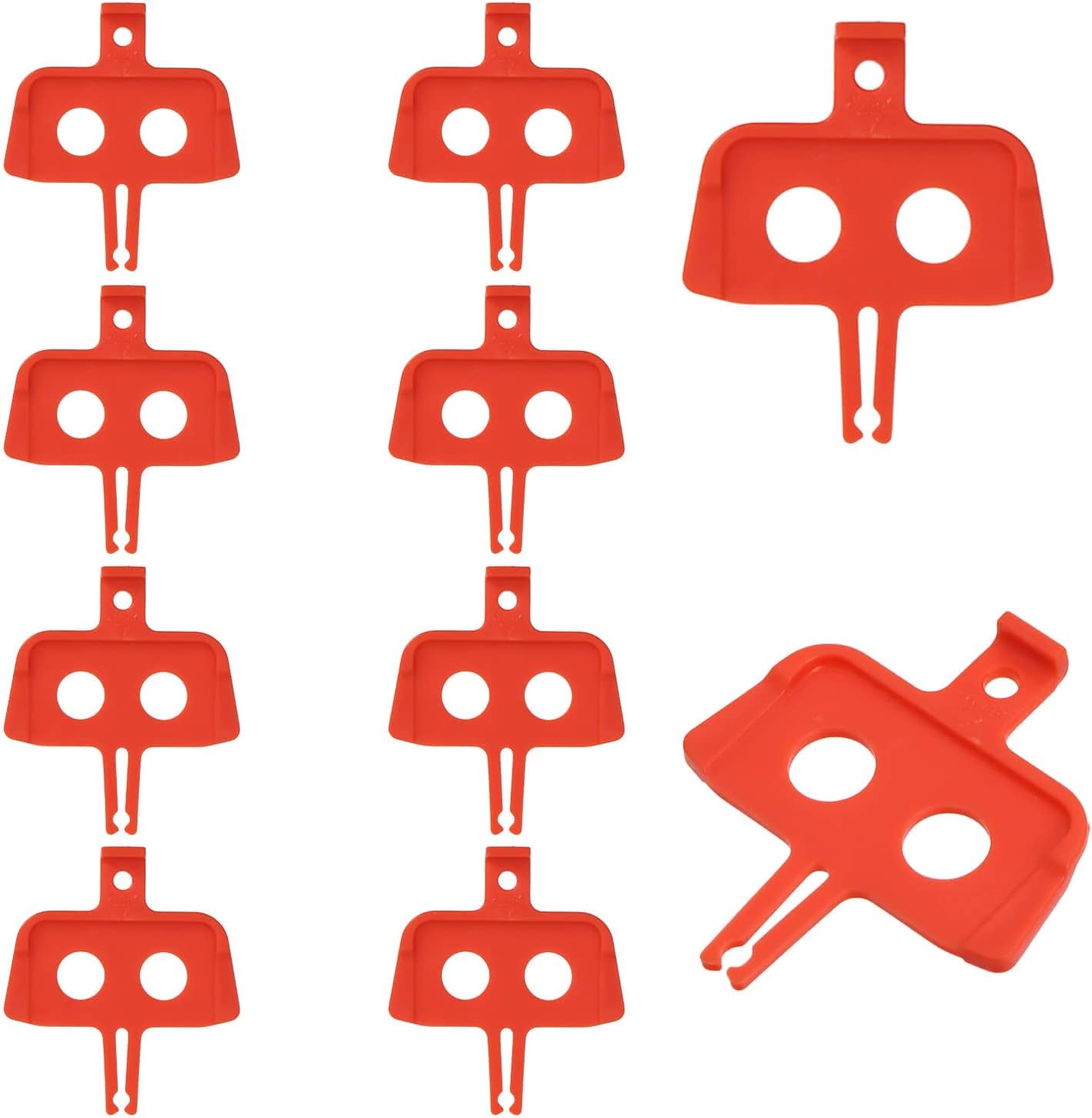 Casoter 10 Pcs Bicycle Brake Spacer Hydraulic Disc Brake Pads Mountain