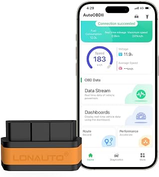 Mini Bluetooth OBD2 Scanner Wireless Car Diagnostic Tool for iOS & Android