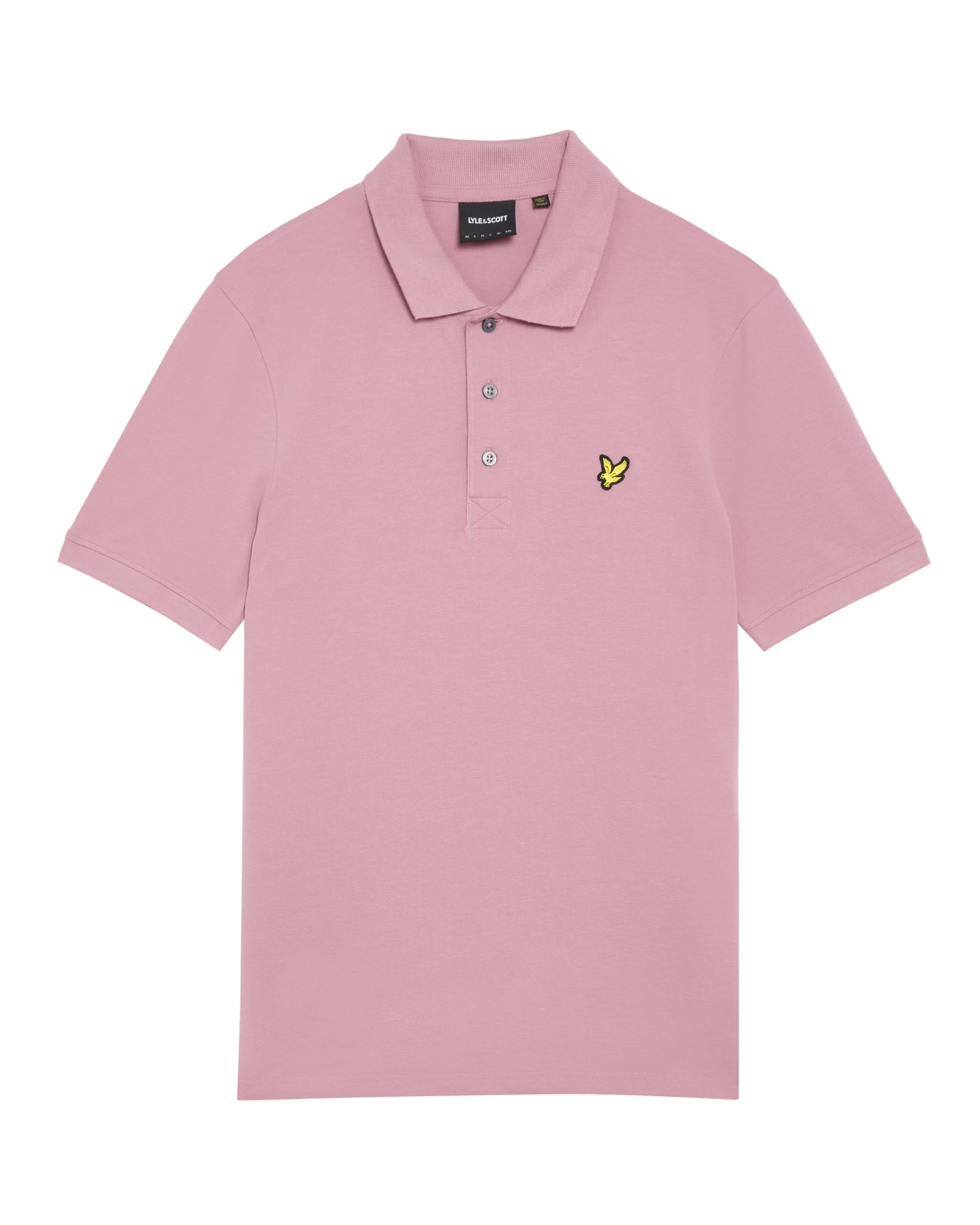 Lyle & Scott SS - Polo liso, X871 Garden Rose, S