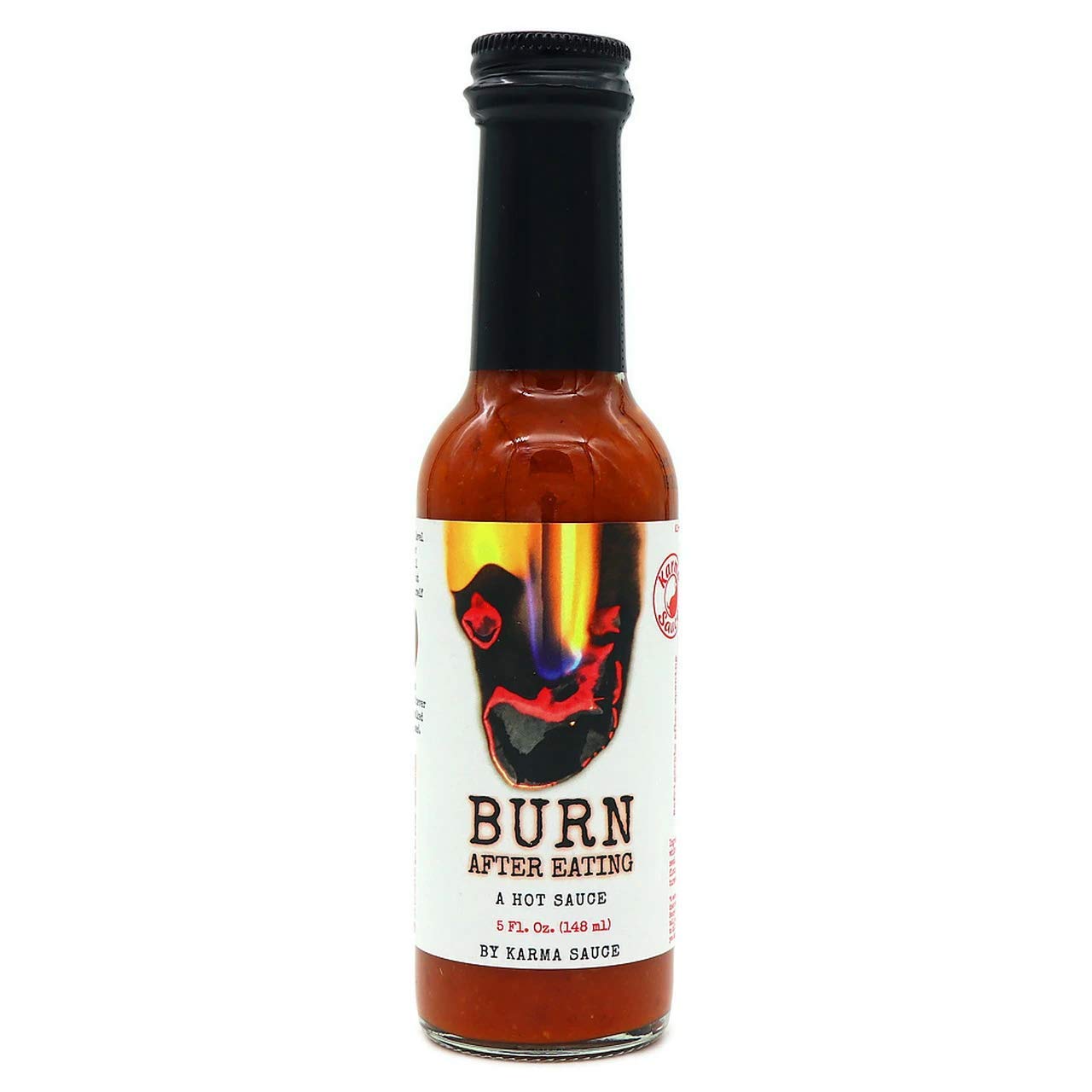 Burn After Eating | Featured on Hot Ones! | Scalding Hot Sauce Infused With Green Mango, Ajwain, and Hing Powder | No Preservatives, No Extracts, Vegan | Made In Finger Lakes, USA | 5 fl. oz bottle …