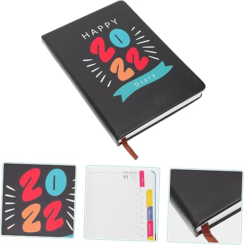 Miniatura 3 de BESTOYARD Agenda 2022, 2 unidades, tablero de horario para cuaderno A5, regalos de oficina para hombres, cuaderno de notas, notas, calendario, bloc