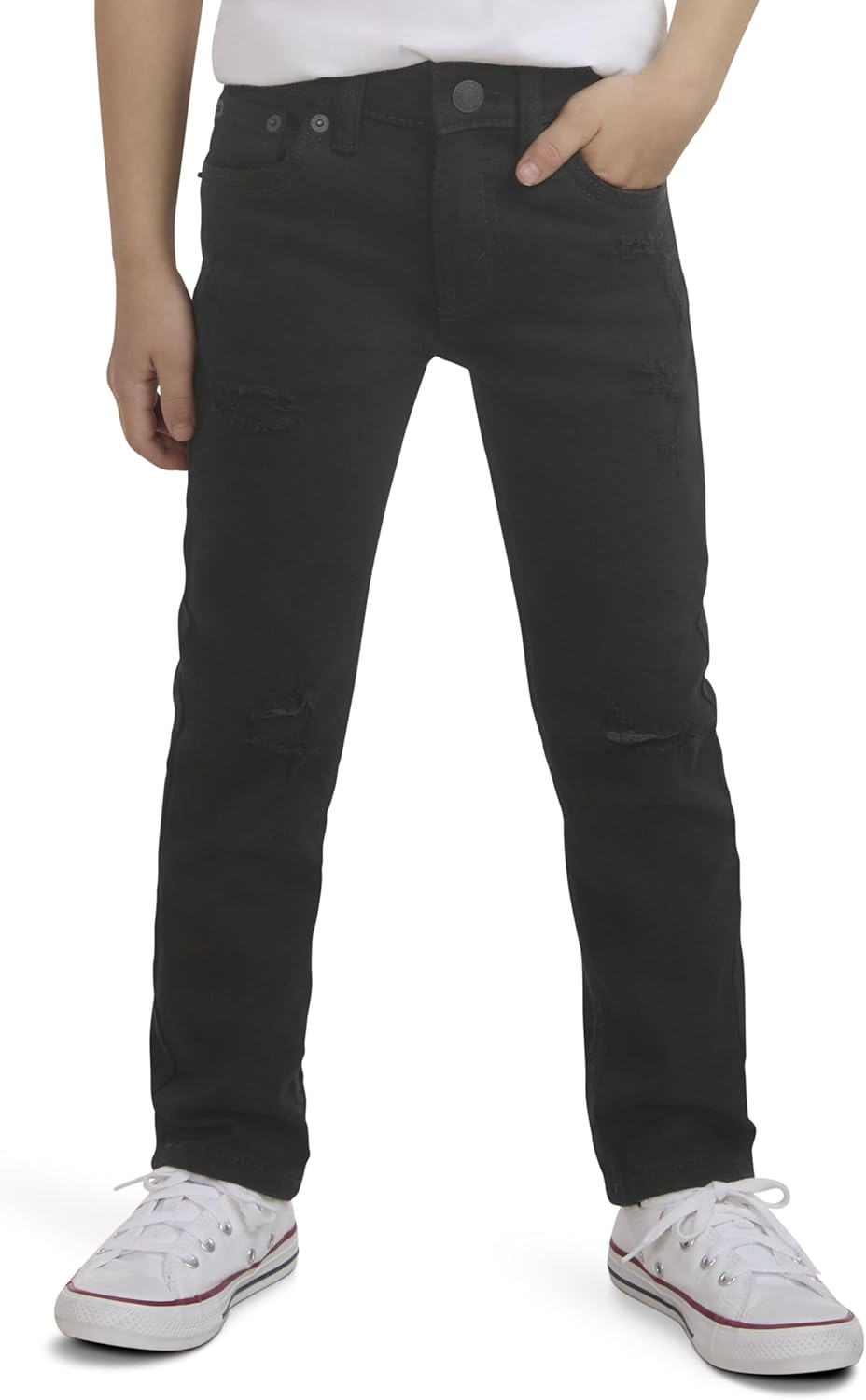 Levi's Boys 510 Skinny Fit Destructed Jeans - Image 3