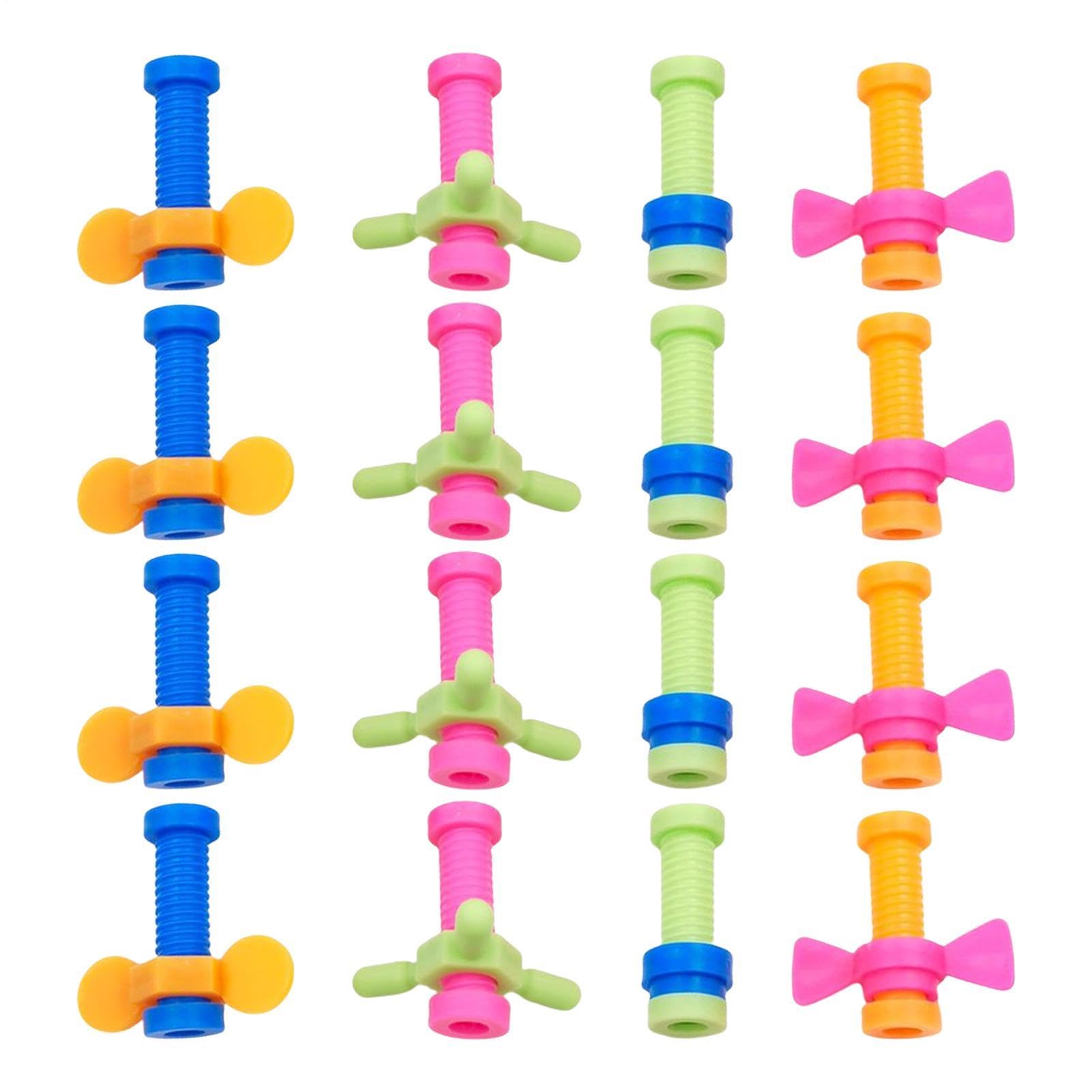 16PCS Spinner Pencil Fidgets Toppers, Compact Sensory Fidgets Pen Toys, Colorful Fidget Pen Toy, Threaded Fidget Pencils School Supplies, for Men Women Children Boys Youth Girls Teens