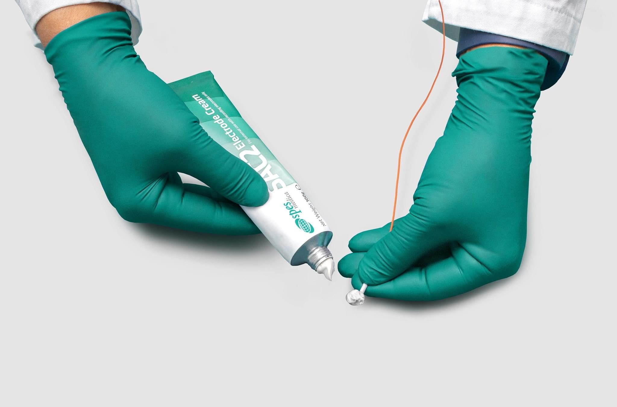 Crème adhésive longue durée pour électrodes eeg sommeil - Boite de 10 tubes