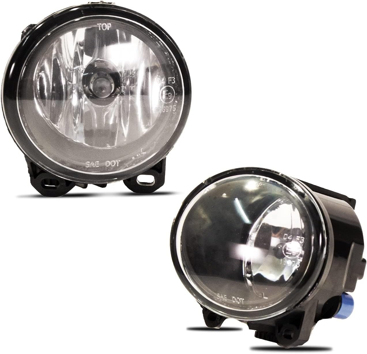 Fog Lights for BMW F22 F23 (228i 230i), E92 E93 (328i 328xi 335i 335is 335xi), F07 (528i 535i 550i GT), ACTIVEHYBRID 5, M235i, M3 M5, 2007-2020, All for M Package Bumper, 1 Pair (Smoke Lens)