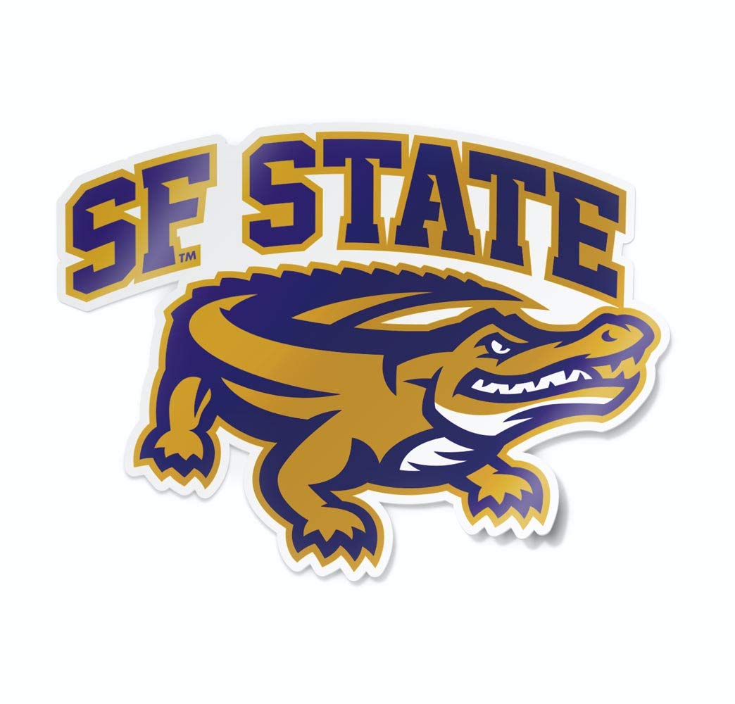 Collegiate NCAA Car Decal Made from Premium Weatherproof Vinyl (San Francisco State University)