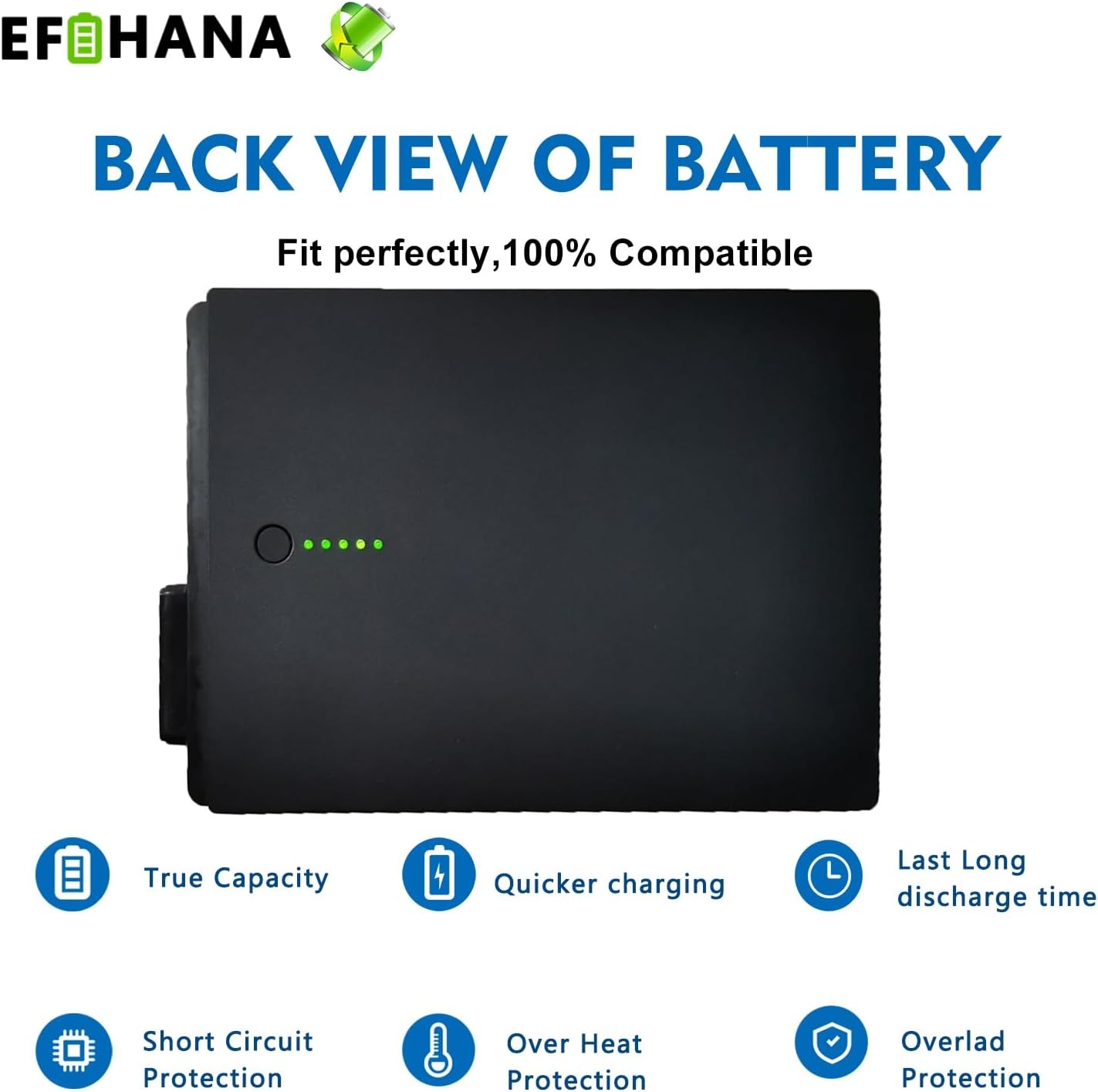 7WNW1 Laptop Battery Replacement for Dell Latitude 7424 5420 5424 Rugged Extreme Series Notebook 0DMF8C DMF8C 11.4V 51Wh 4342mAh