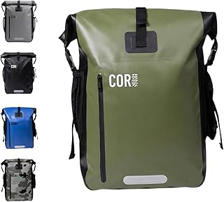 COR Surf Wasserdichter Dry-Bag-Rucksack von mit gepolsterter Laptop-Hülle, robuster Roll-Top-Rucksack