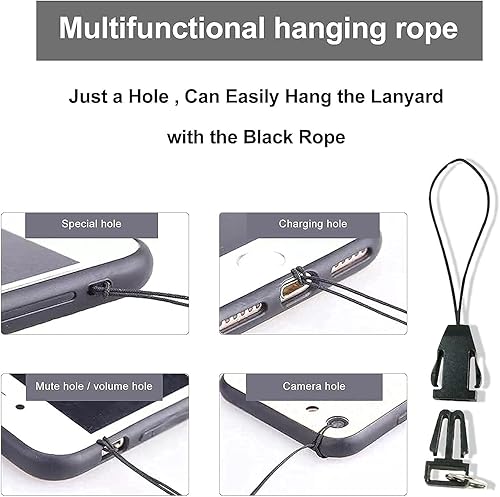 Miniatura 6 de Yiflin Bonito cordón para el cuello para llaves, llavero, cartera, tarjetero de identificación, con hebilla de liberación rápida