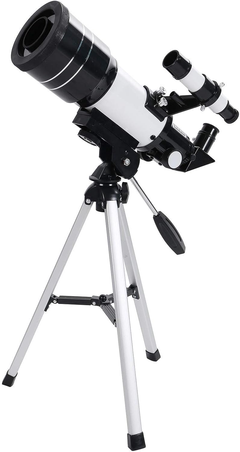 ポータブル単眼エントリー望遠鏡 - ハイブラケットプロフェッショナル天体観測望遠鏡 - F30070 高倍率 バードウォッチング天体