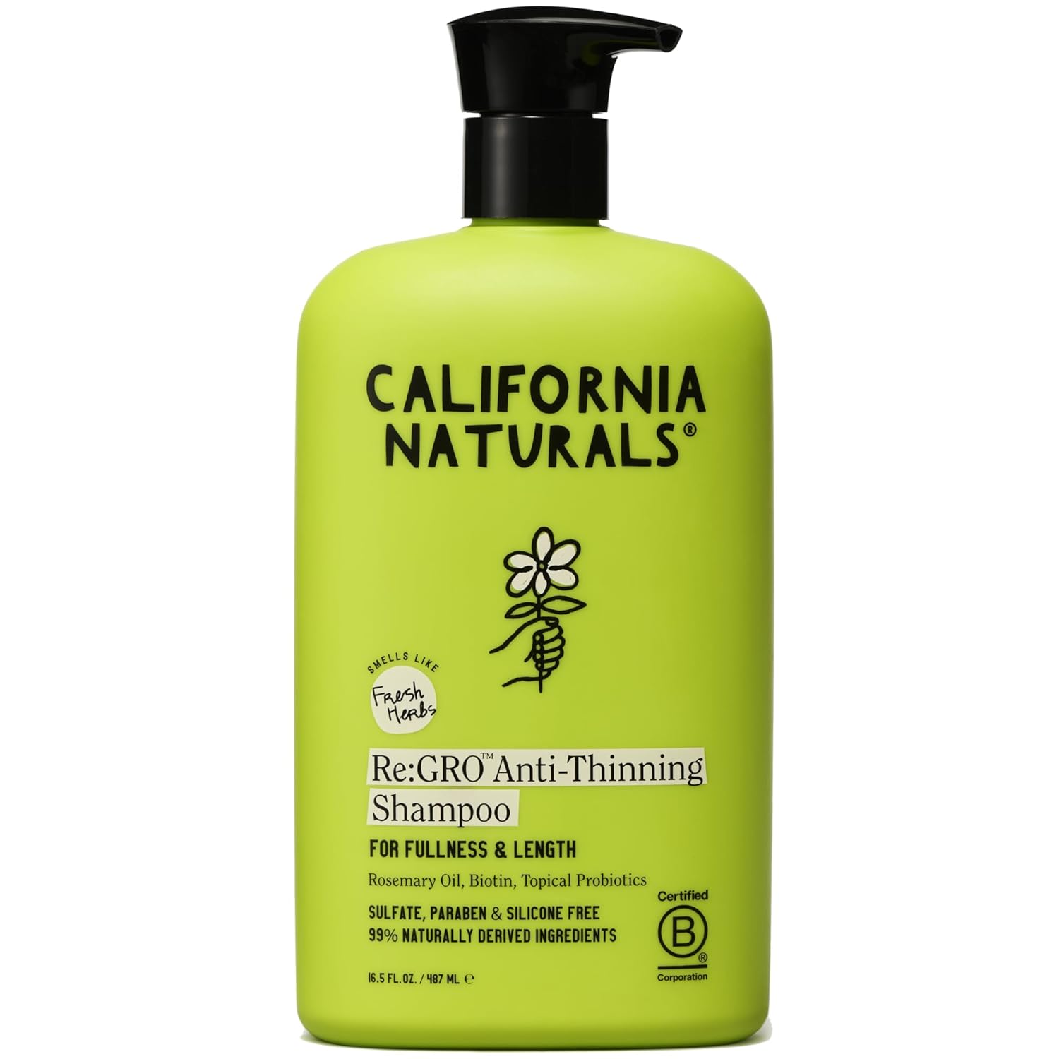 California Naturals Re:GRO Shampoo for Hair Growth Support