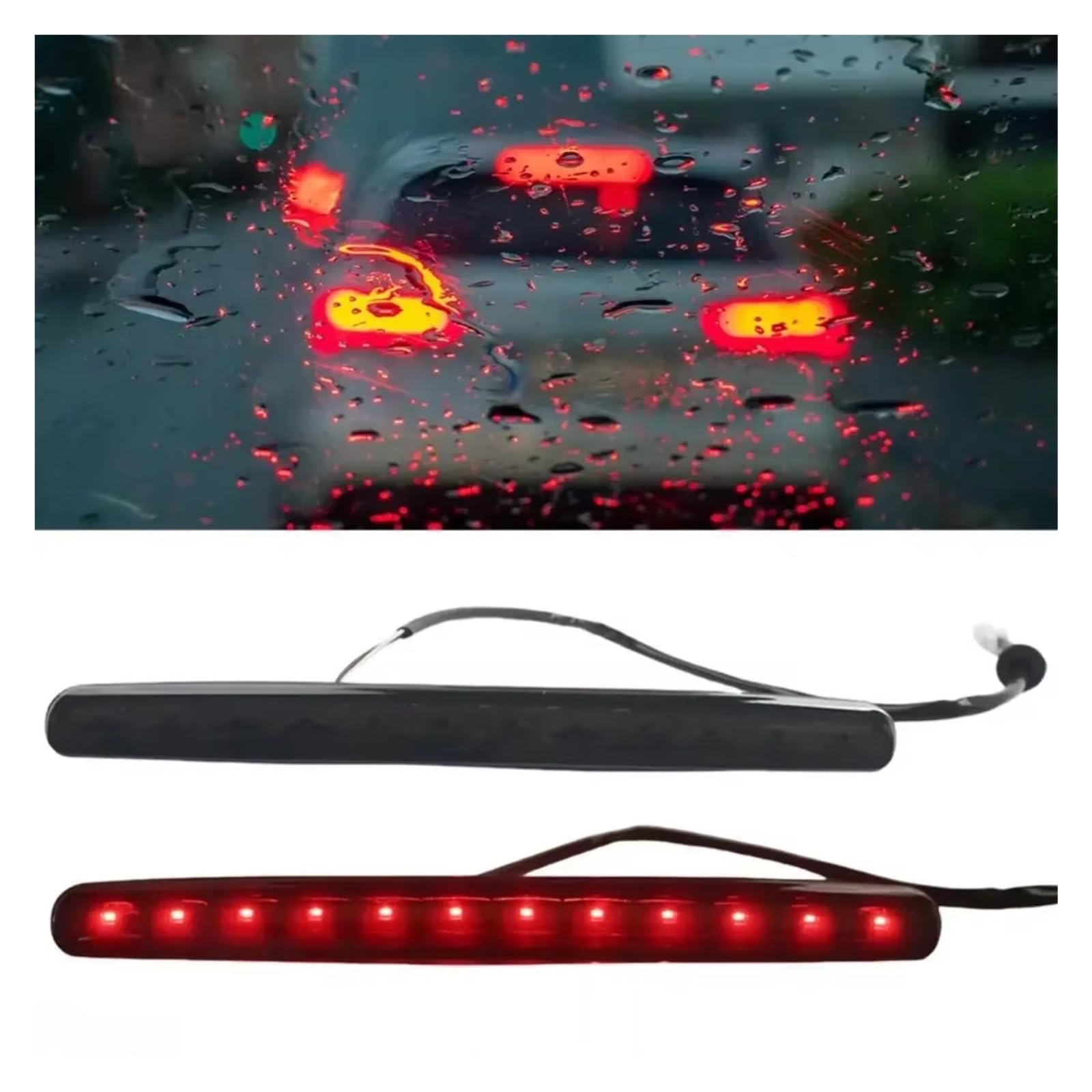 Auto Fanalino Posteriore Per Fiat Per 500 Per Cabrio 2009-2019 Luce Freno Alta Luce Stop Posteriore Luce Posteriore Aggiuntiva 77365246 68140780AA Fanale Posteriore