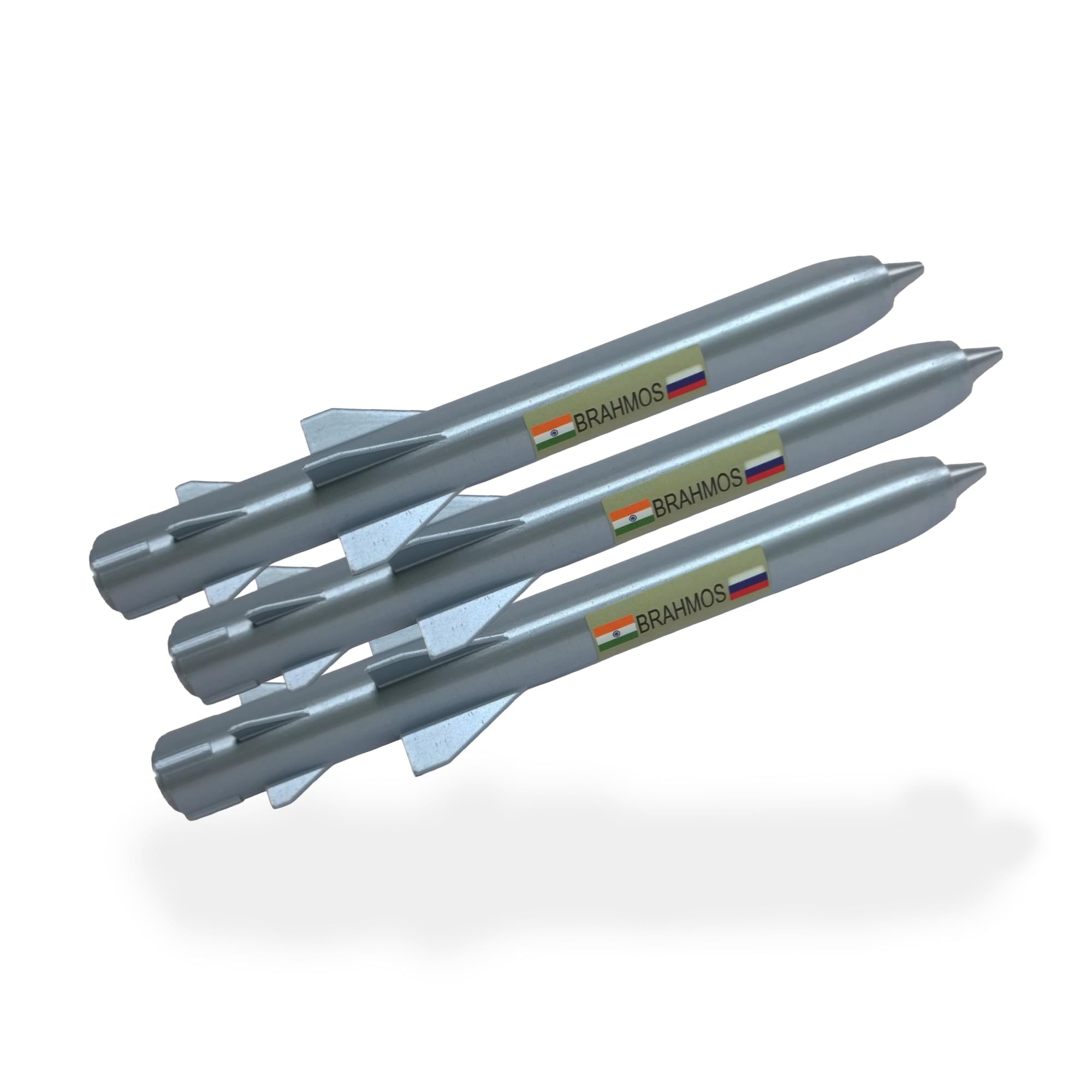 3D Printed BrahMos Missile Replica (Set of 3) – Desk Decoration & Educational Model-image-19
