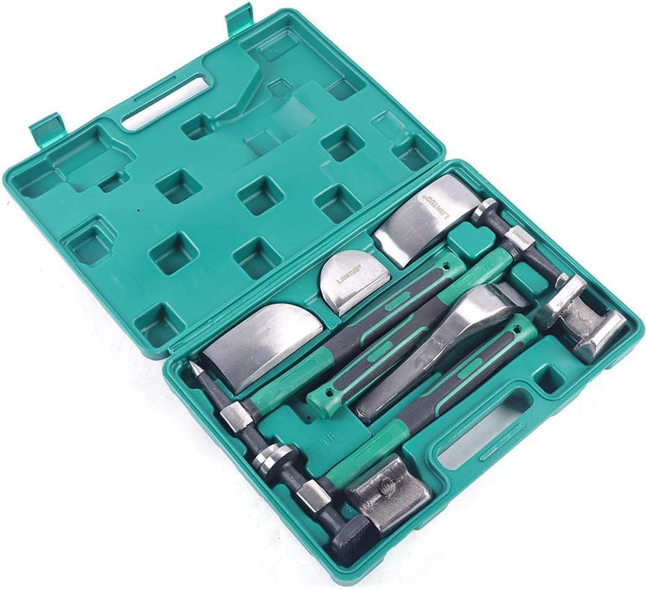 Auto Body Repair Kit, Hammer Beating Repair Set Car Sheet Metal Shaping Movable Car Body Corrector Kit