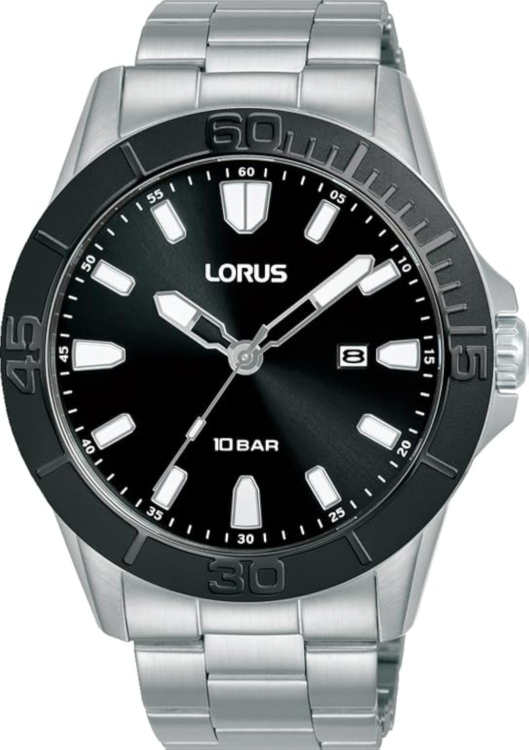Lorus Reloj Analógico de Cuarzo para Hombre con Pulsera de Acero Inoxidable