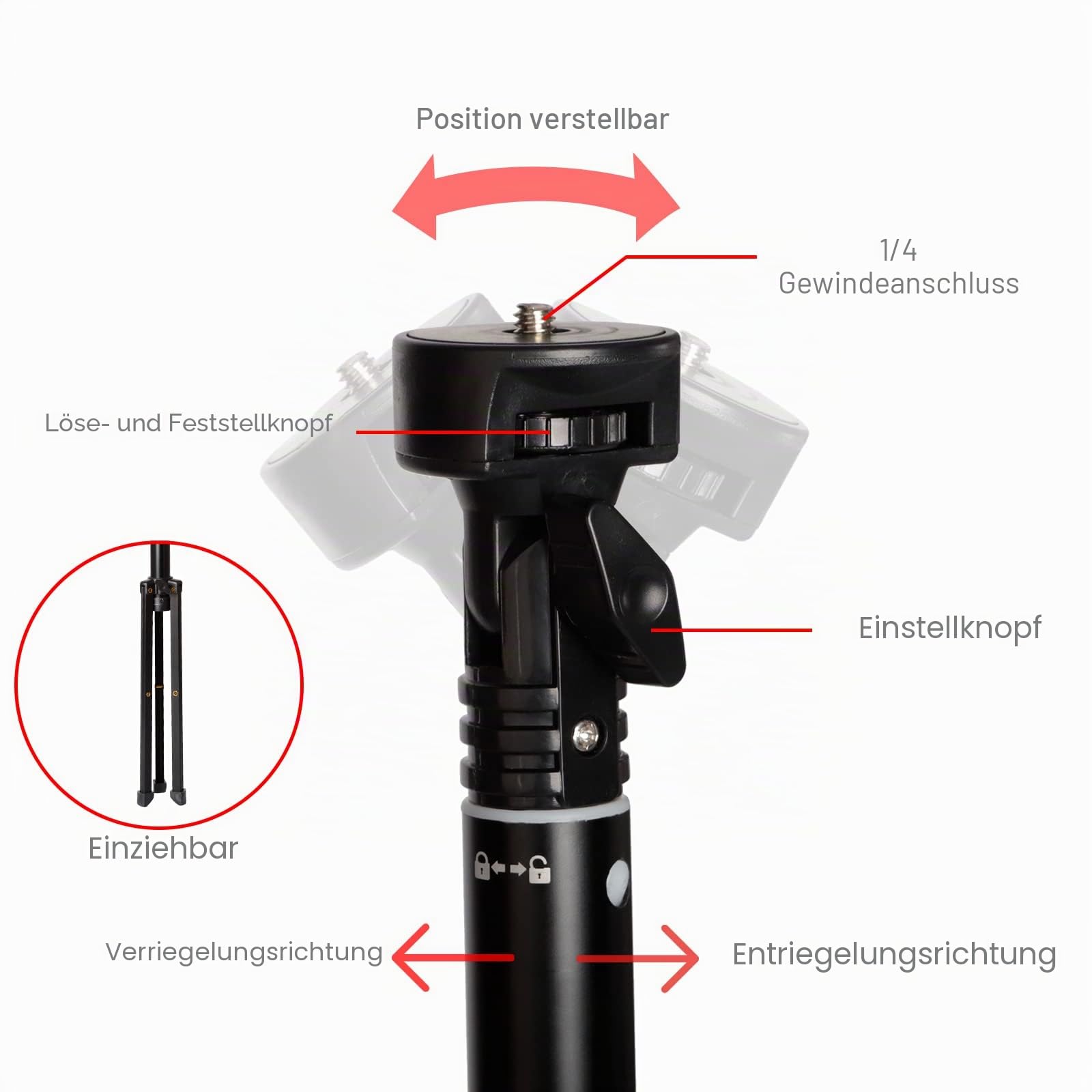 Selfie-Ringlicht mit Stativständer und Handyhalterung, Fotobeleuchtung, LED-Kreis-Ringlicht, RGB-Kameralicht für Make-up, YouTube, Tiktok (RGB)
