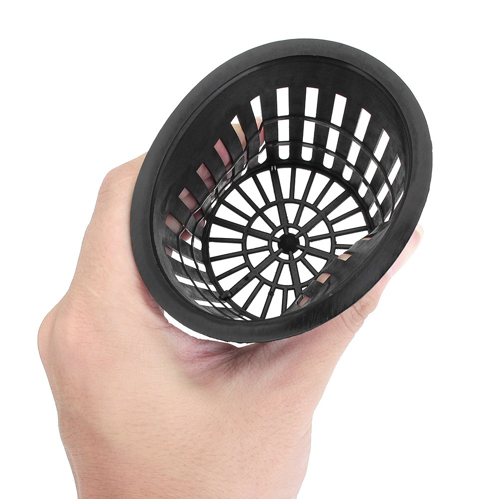 EsportsMJJ 10 Vasi A Rete Per Idroponica 4.3" - Cestini Di Plastica Forati Per Coltivazione In Acqua E Terra